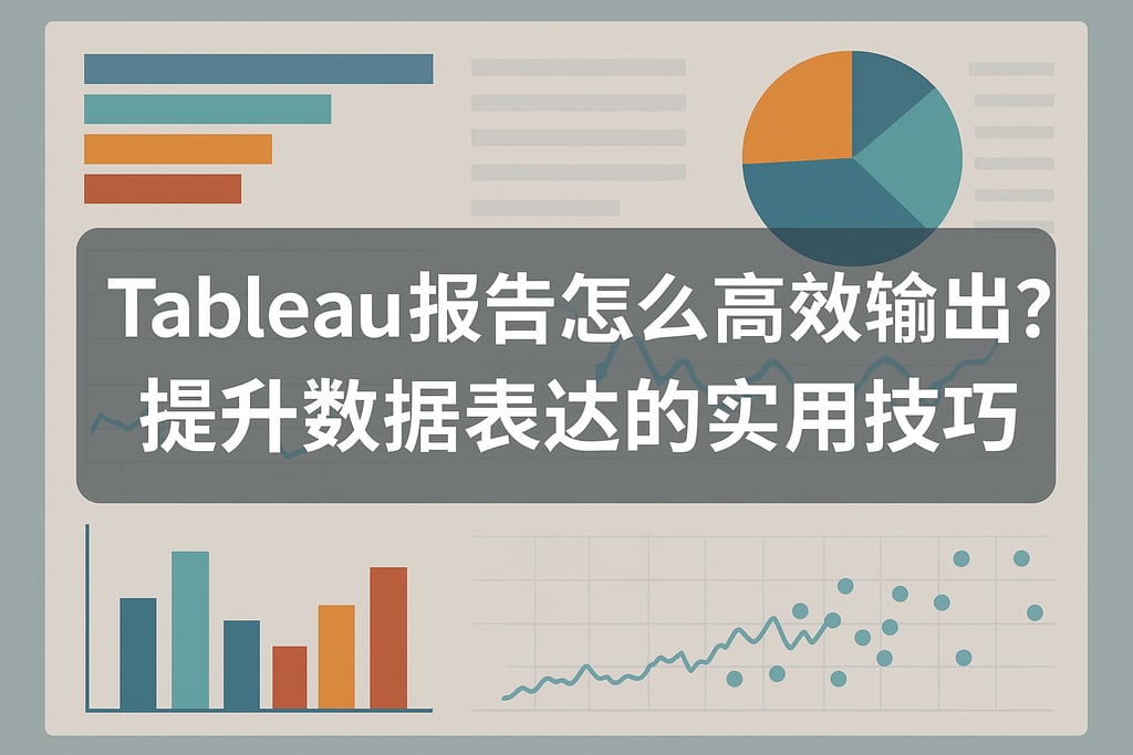 Tableau报告怎么高效输出？提升数据表达的实用技巧