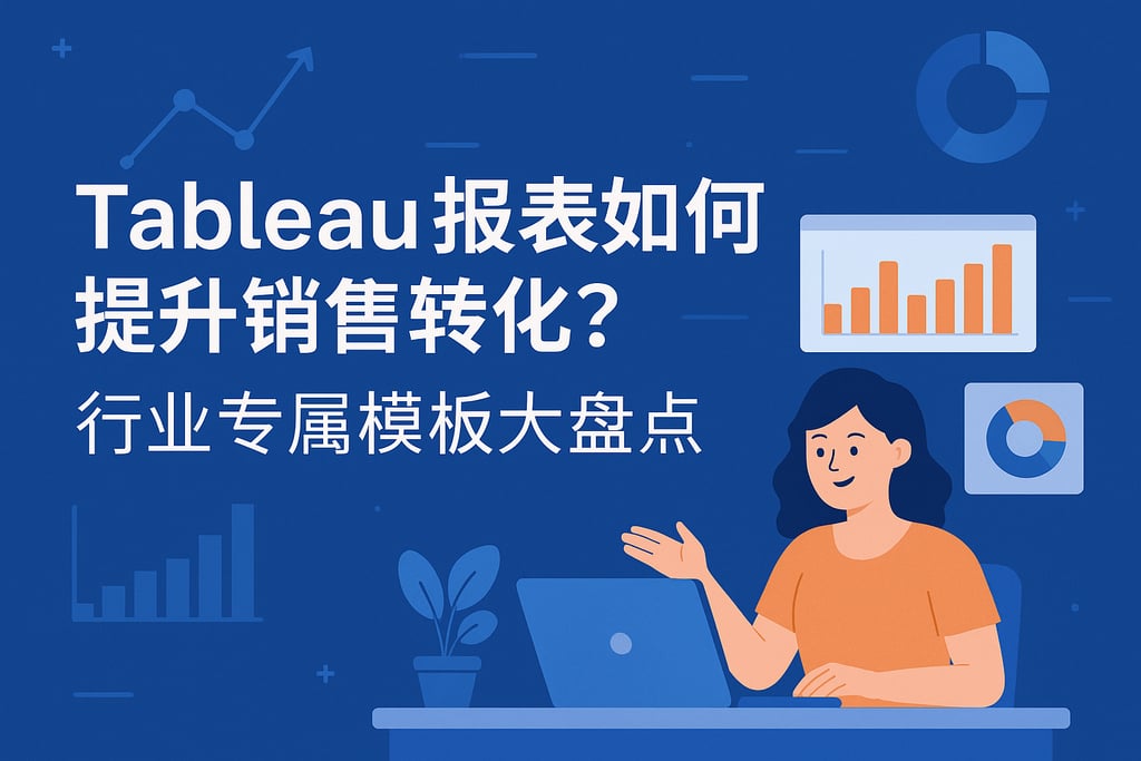 Tableau报表如何提升销售转化？行业专属模板大盘点