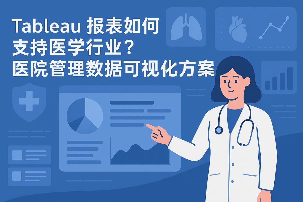 Tableau报表如何支持医学行业？医院管理数据可视化方案