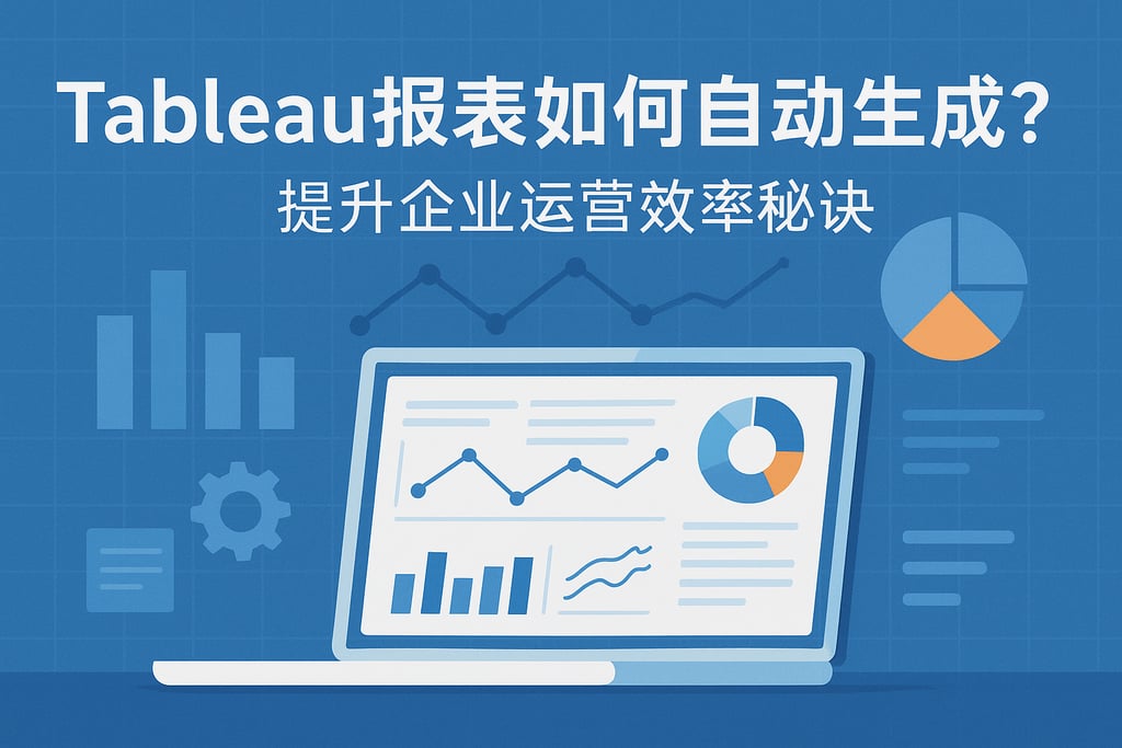 Tableau报表如何自动生成？提升企业运营效率秘诀