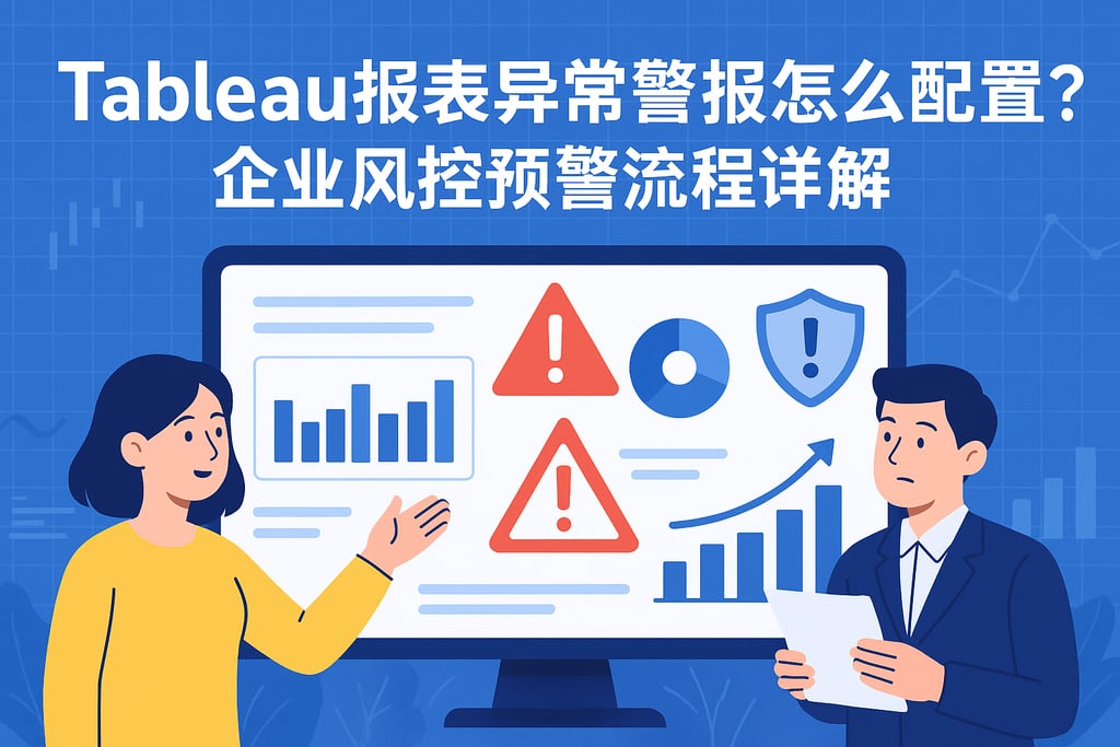 Tableau报表异常警报怎么配置？企业风控预警流程详解