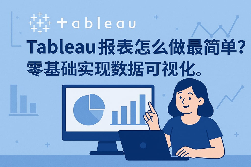 Tableau报表怎么做最简单？零基础实现数据可视化。