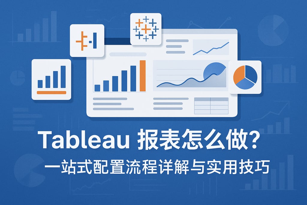 Tableau报表怎么做？一站式配置流程详解与实用技巧