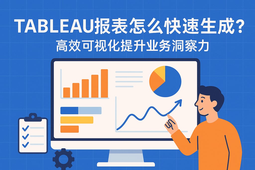 Tableau报表怎么快速生成？高效可视化提升业务洞察力