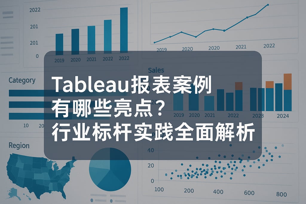 Tableau报表案例有哪些亮点？行业标杆实践全面解析