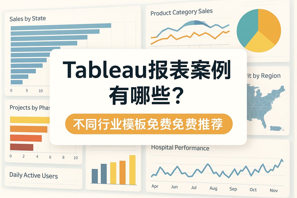 Tableau报表案例有哪些？不同行业模板免费下载推荐。