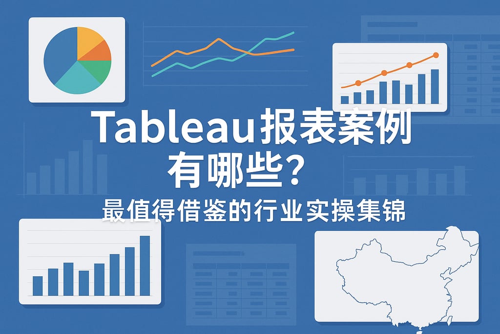 Tableau报表案例有哪些？最值得借鉴的行业实操集锦