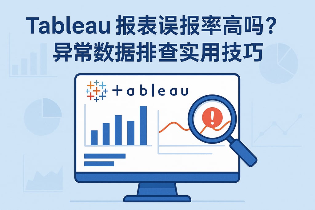 Tableau报表误报率高吗？异常数据排查实用技巧