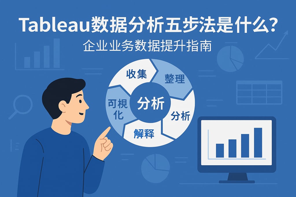 Tableau数据分析五步法是什么？企业业务数据提升指南