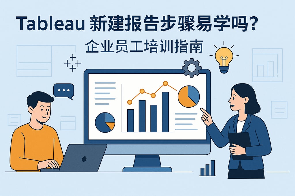 Tableau新建报告步骤易学吗？企业员工培训指南