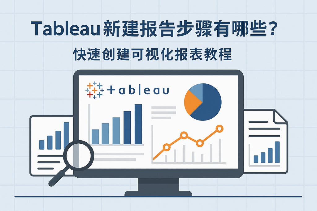 Tableau新建报告步骤有哪些？快速创建可视化报表教程