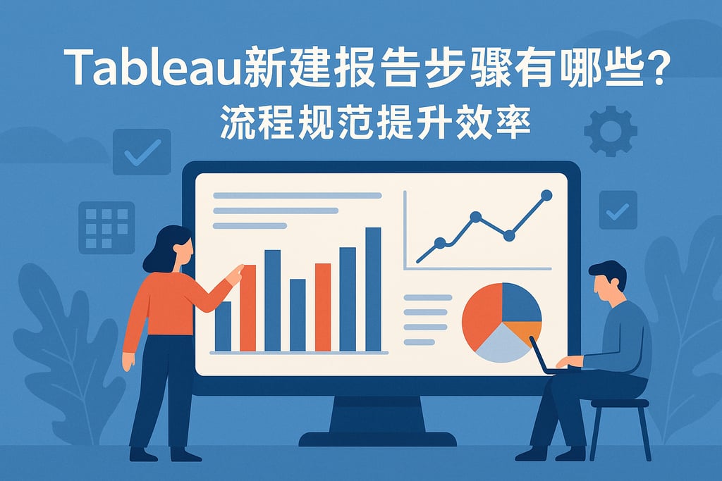 Tableau新建报告步骤有哪些？流程规范提升效率
