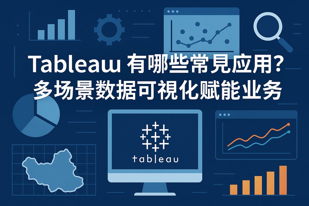Tableau有哪些常见应用？多场景数据可视化赋能业务