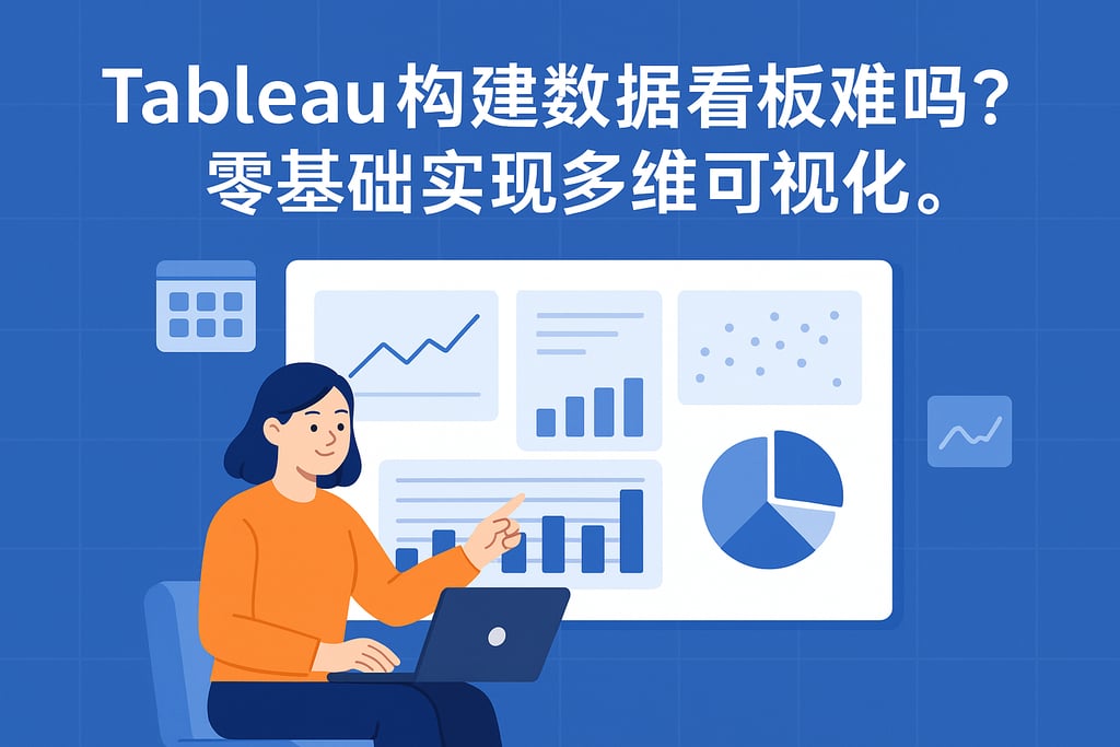 Tableau构建数据看板难吗？零基础实现多维可视化。