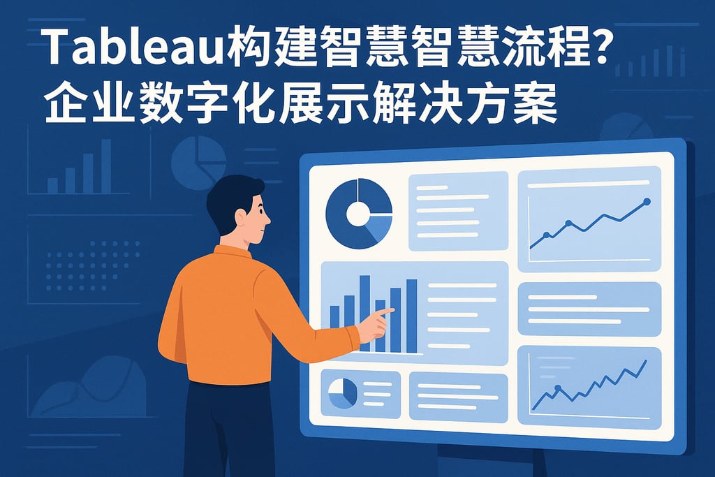 Tableau构建智慧大屏有哪些流程？企业数字化展示解决方案
