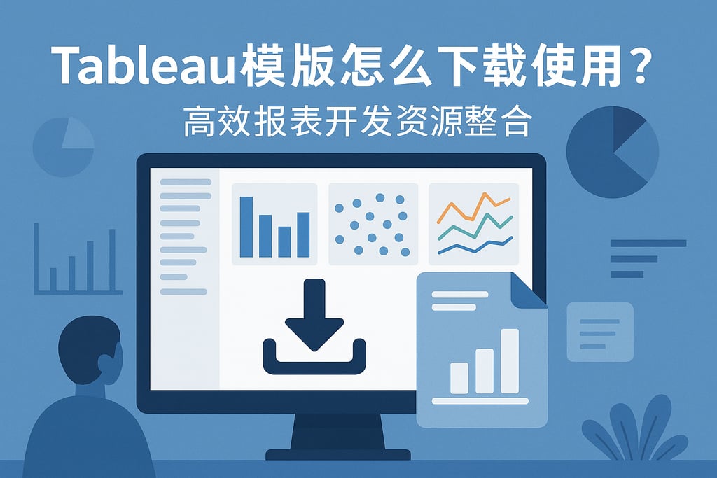 Tableau模板怎么下载使用？高效报表开发资源整合