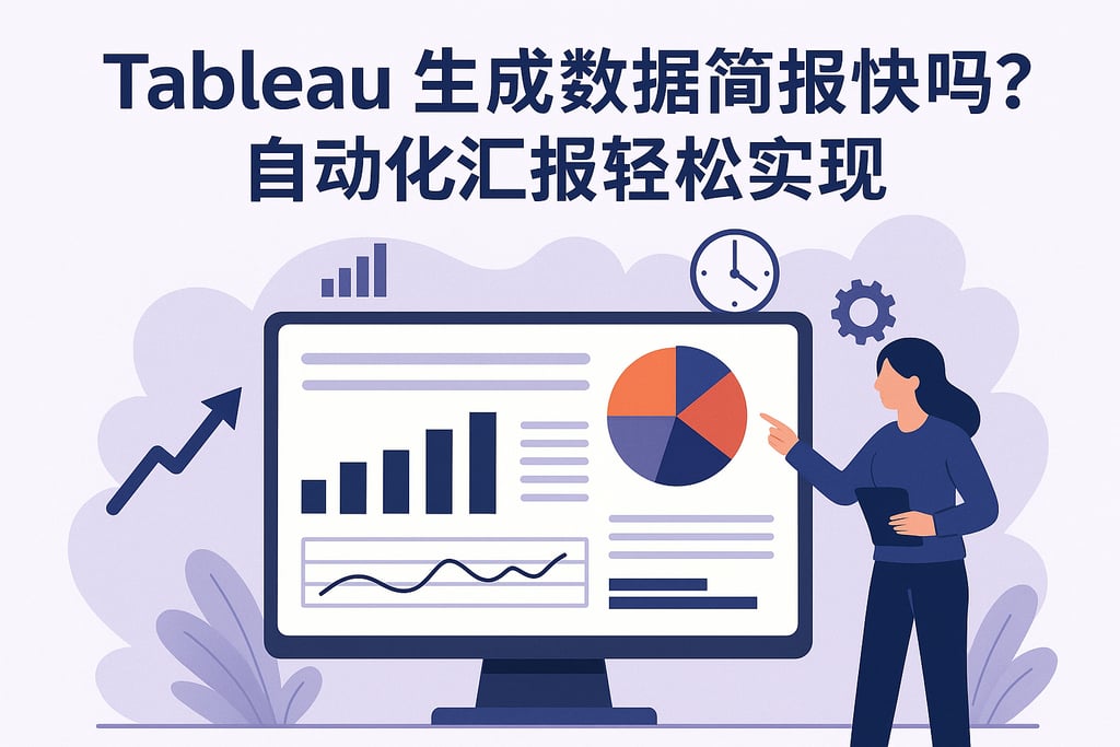 Tableau生成数据简报快吗？自动化汇报轻松实现