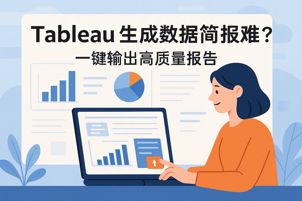 Tableau生成数据简报难吗？一键输出高质量报告
