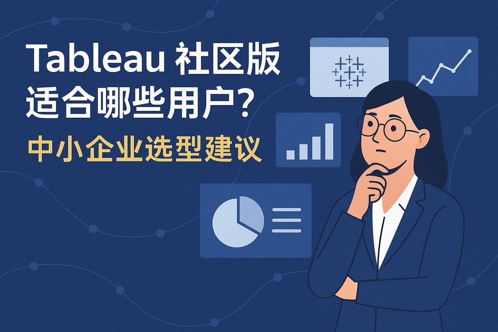Tableau社区版适合哪些用户？中小企业选型建议