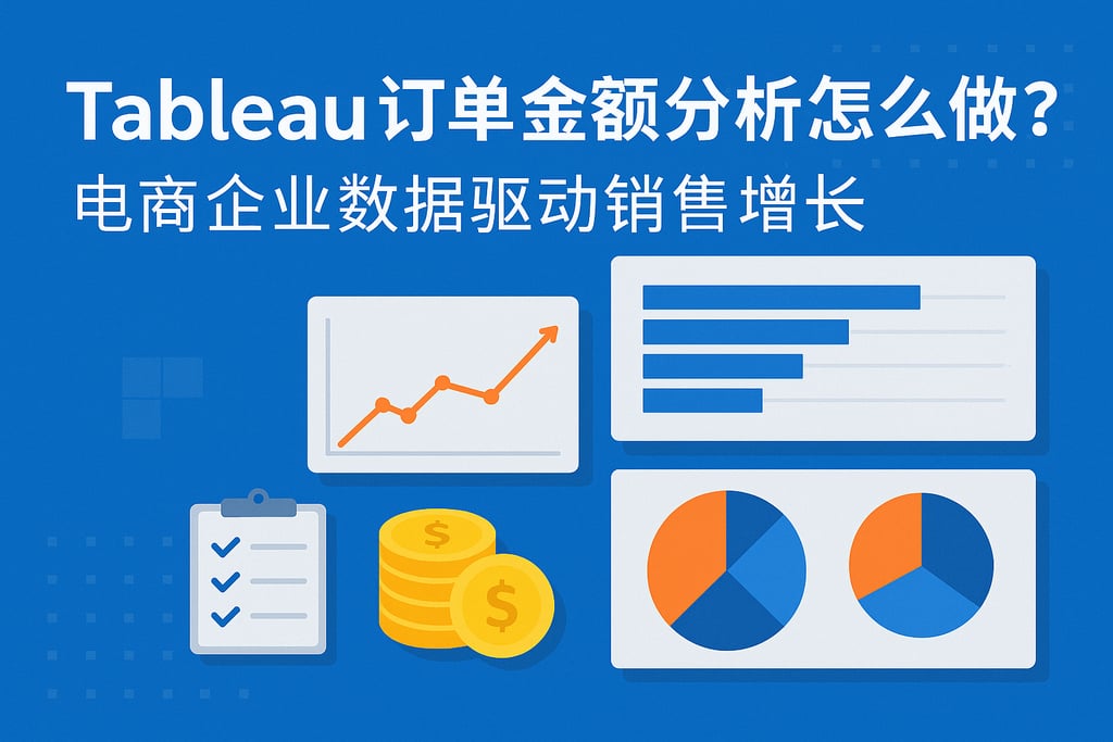 Tableau订单金额分析怎么做？电商企业数据驱动销售增长