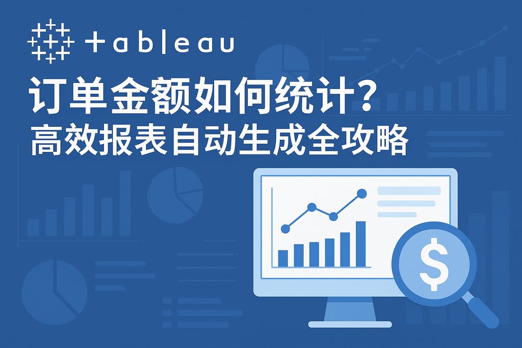 Tableau订单金额如何统计？高效报表自动生成全攻略