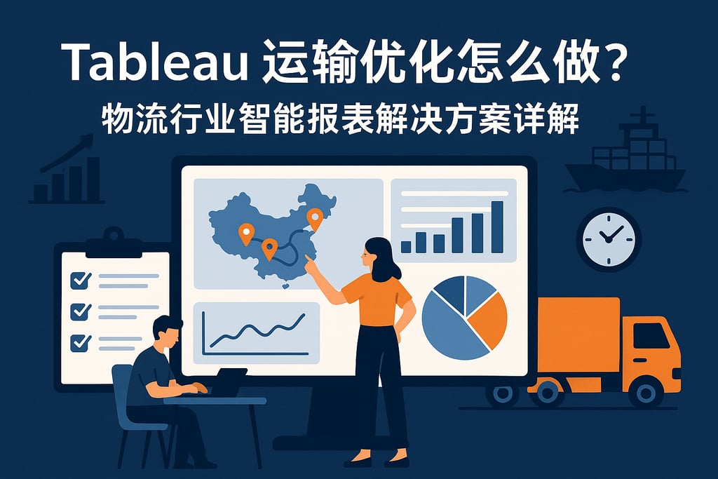 Tableau运输优化怎么做？物流行业智能报表解决方案详解