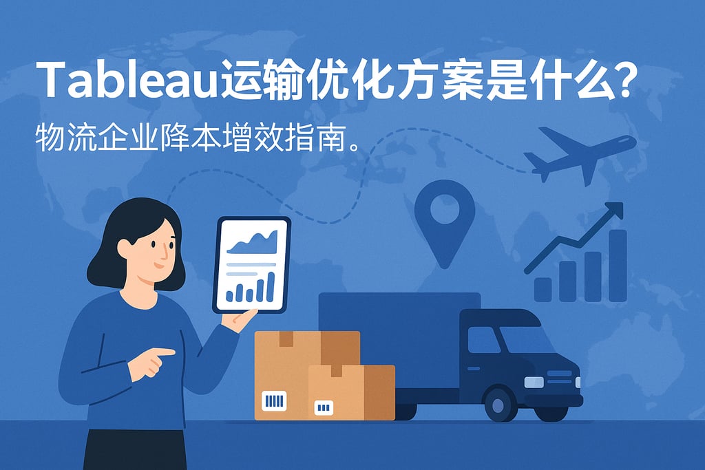 Tableau运输优化方案是什么？物流企业降本增效指南。