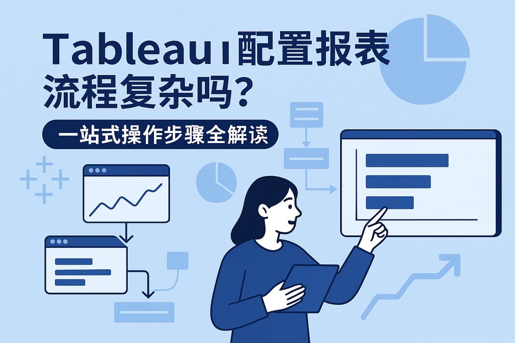Tableau配置报表流程复杂吗？一站式操作步骤全解读