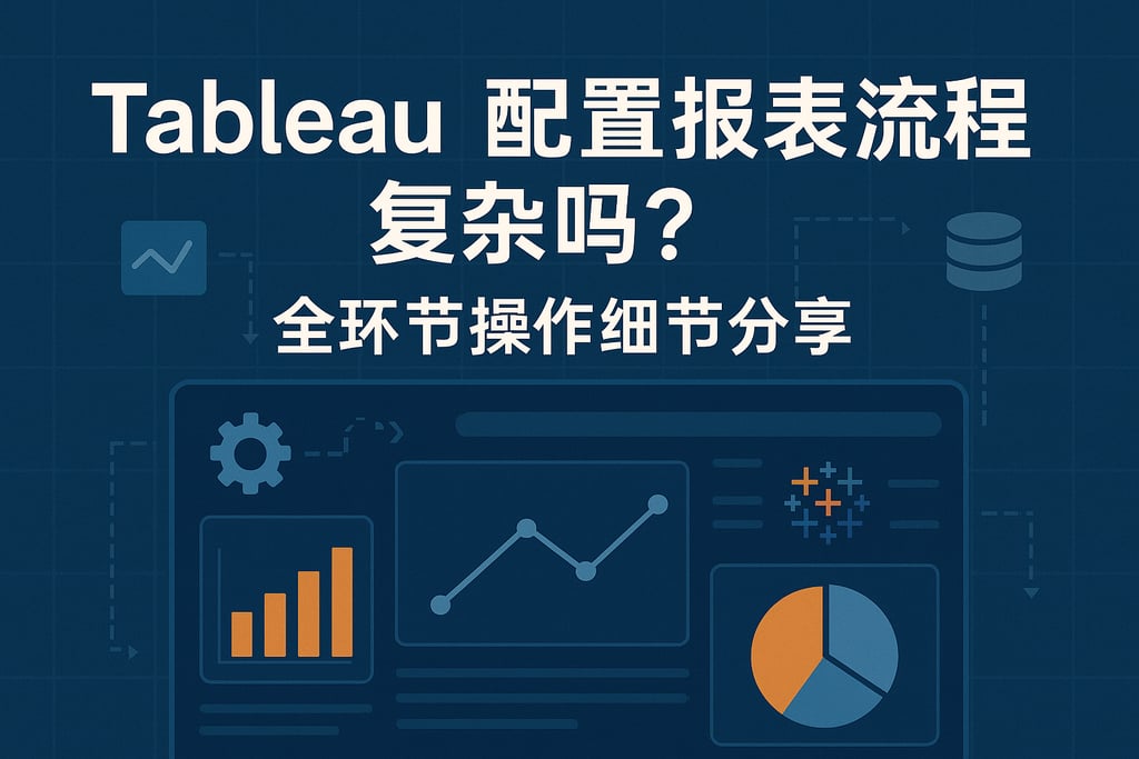 Tableau配置报表流程复杂吗？全环节操作细节分享