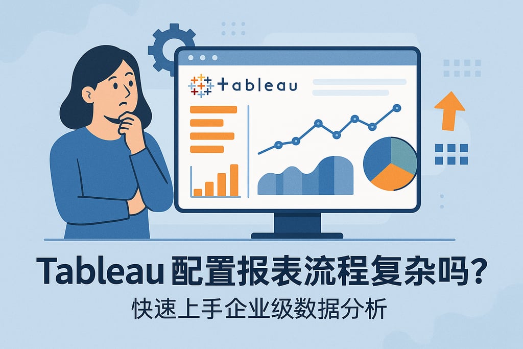 Tableau配置报表流程复杂吗？快速上手企业级数据分析