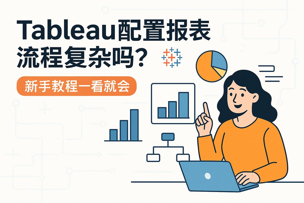 Tableau配置报表流程复杂吗？新手教程一看就会