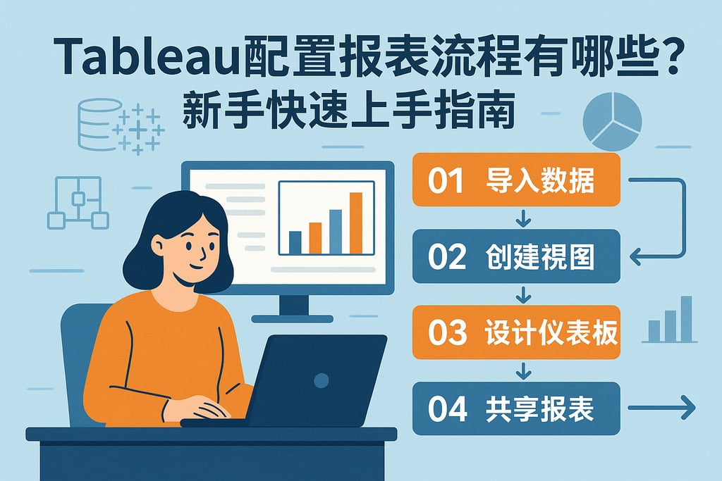 Tableau配置报表流程有哪些步骤？新手快速上手指南