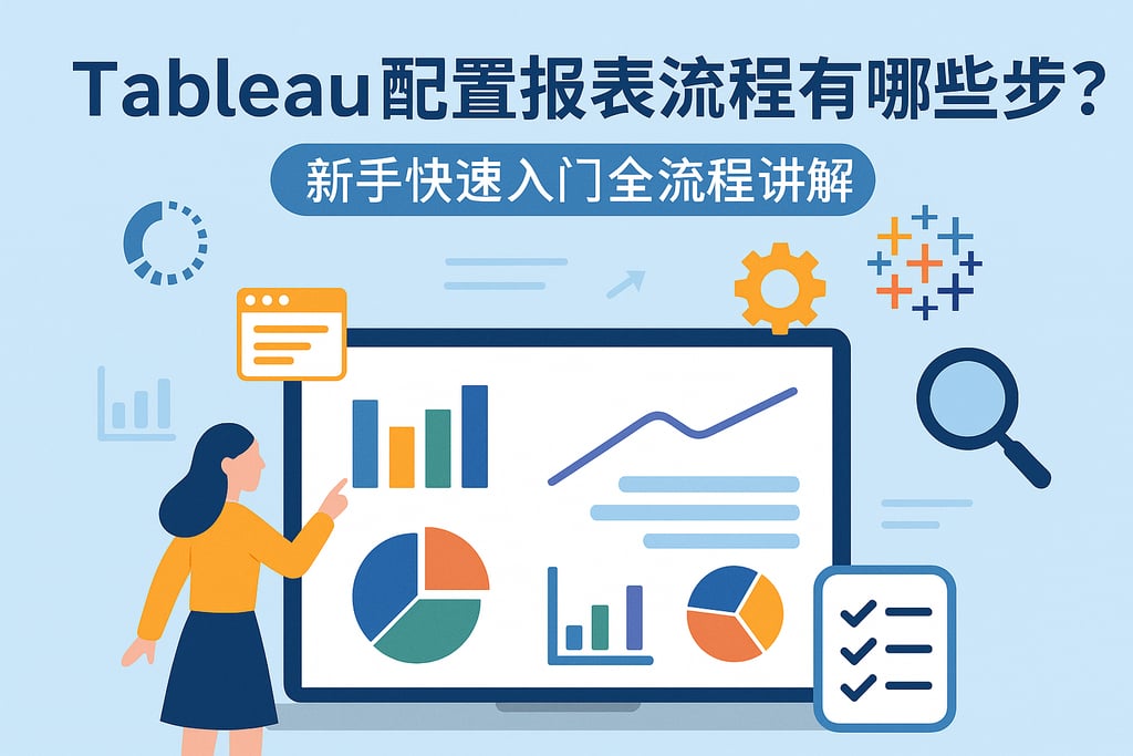 Tableau配置报表流程有哪些步骤？新手快速入门全流程讲解