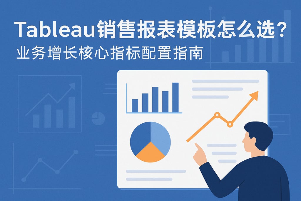 Tableau销售报表模板怎么选？业务增长核心指标配置指南
