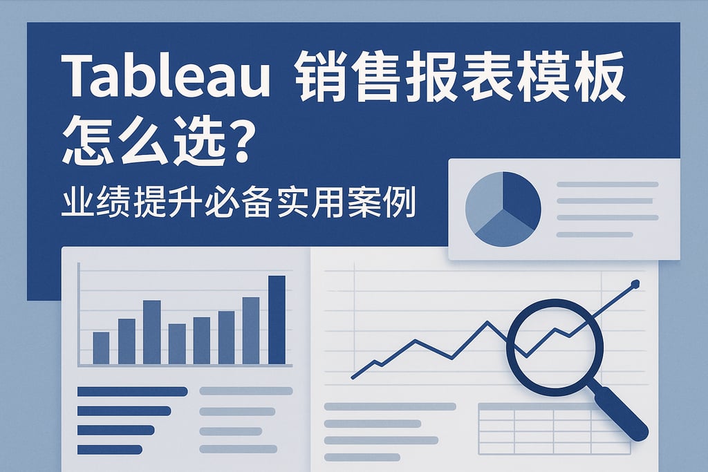 Tableau销售报表模板怎么选？业绩提升必备实用案例