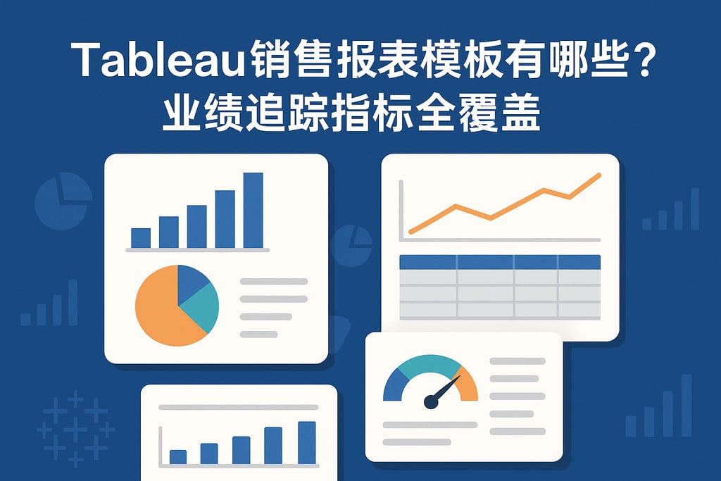 Tableau销售报表模板有哪些？业绩追踪指标全覆盖