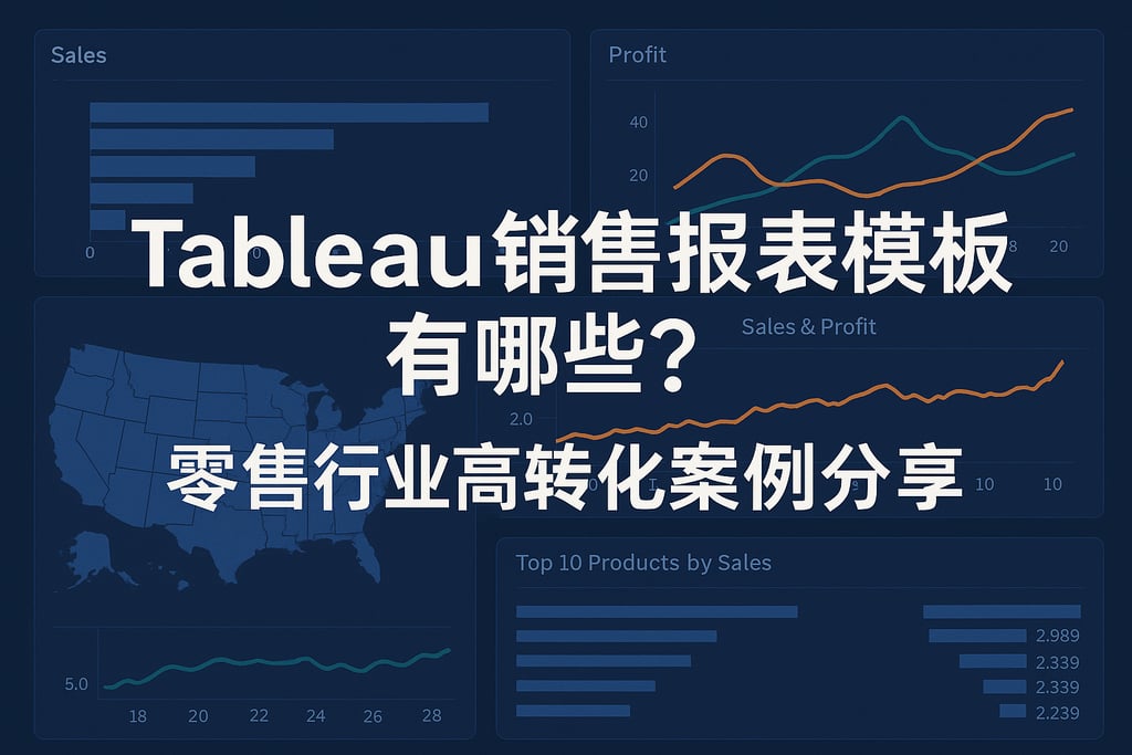 Tableau销售报表模板有哪些？零售行业高转化案例分享