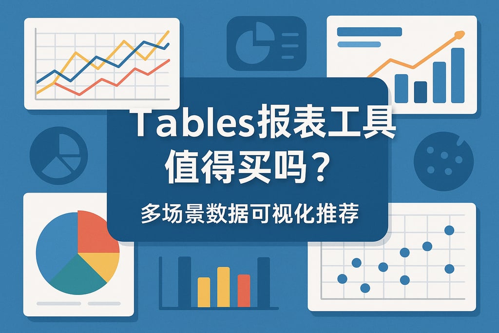 Tables报表工具值得买吗？多场景数据可视化推荐
