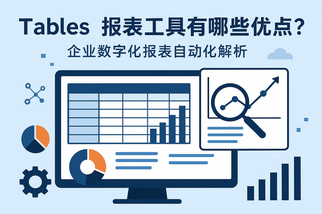 Tables报表工具有哪些优点？企业数字化报表自动化解析