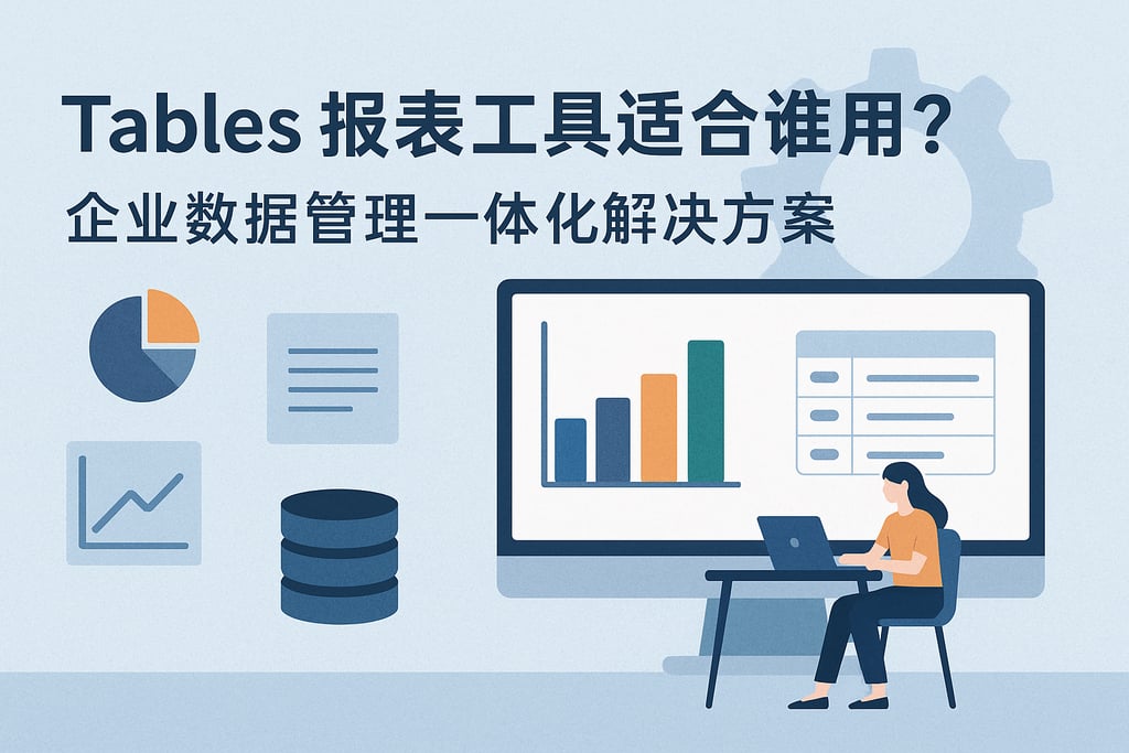 Tables报表工具适合谁用？企业数据管理一体化解决方案