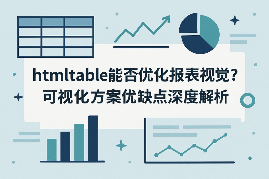 htmltable能否优化报表视觉？可视化方案优缺点深度解析