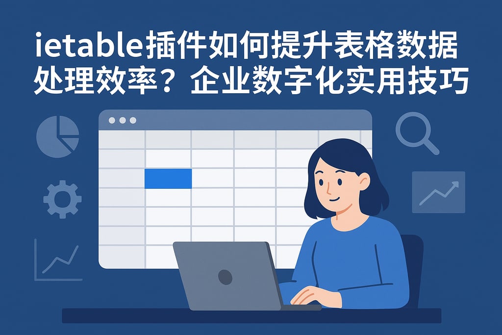 ietable插件如何提升表格数据处理效率？企业数字化实用技巧