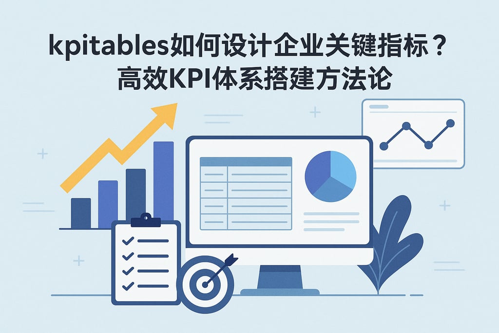 kpitables如何设计企业关键指标？高效KPI体系搭建方法论