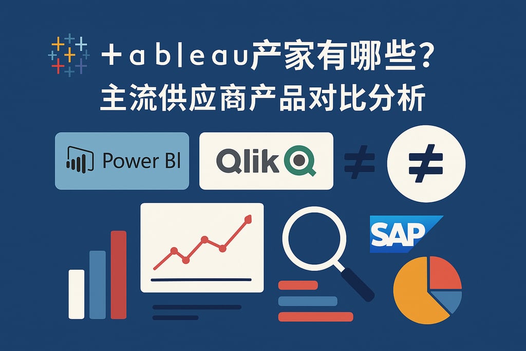 tableau产家有哪些？主流供应商产品对比分析