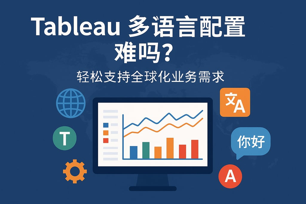 tableau多语言配置难吗？轻松支持全球化业务需求