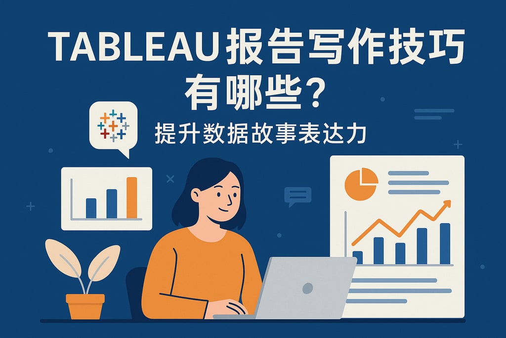 tableau报告写作技巧有哪些？提升数据故事表达力