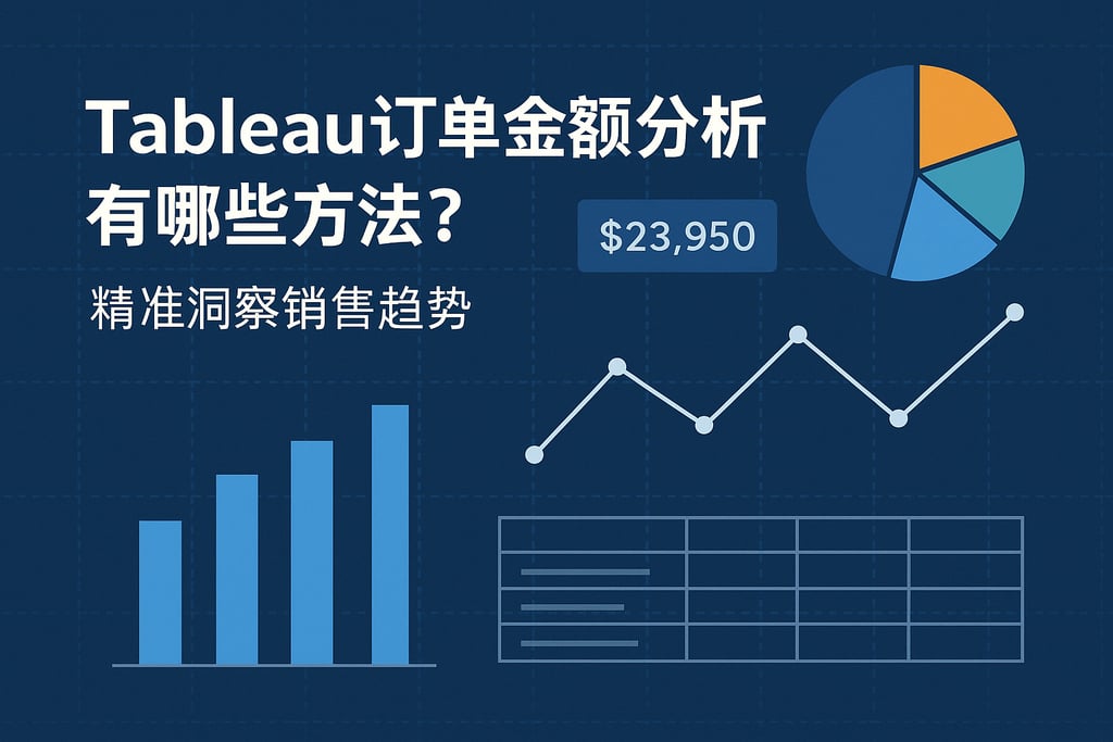 tableau订单金额分析有哪些方法？精准洞察销售趋势