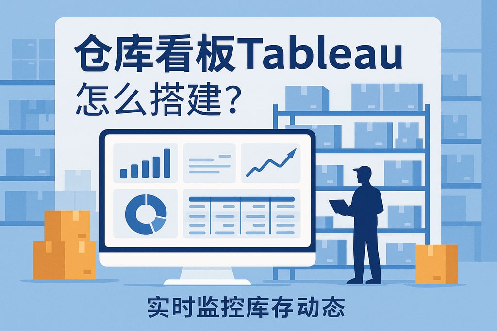 仓库看板tableau怎么搭建？实时监控库存动态