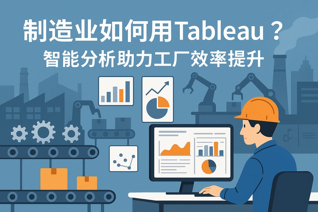制造业如何用Tableau？智能分析助力工厂效率提升