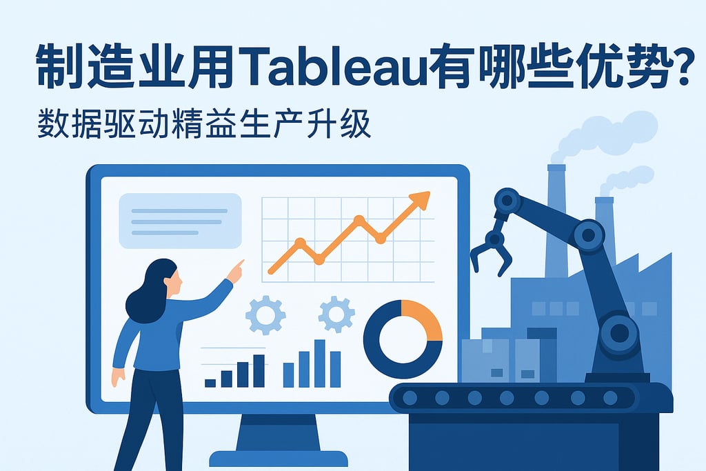 制造业用Tableau有哪些优势？数据驱动精益生产升级